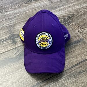 Los Angeles Lakers Purple Team Logo Cap
